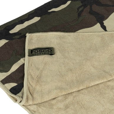 Serviette de voyage, séchage rapide en microfibre - camo foret