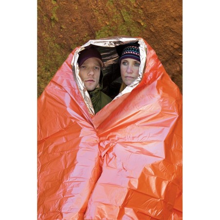 Couverture de survie orange SOL XL - (pour 2 personnes)