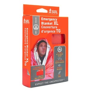 Couverture de survie orange SOL XL - (pour 2 personnes)
