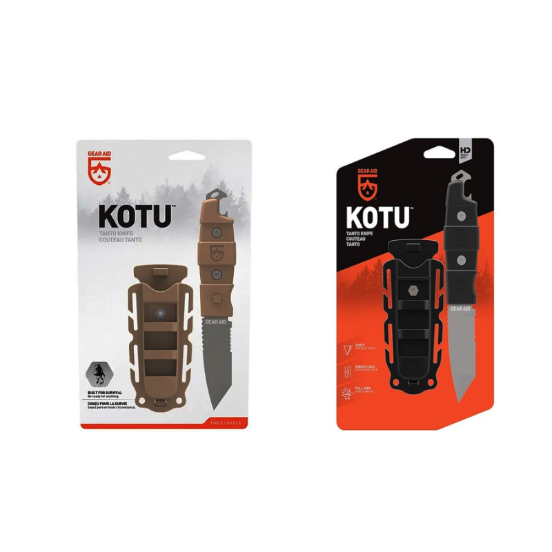 Couteau tactique Gearaid, cl : noir ou sable Couteau tactique Gearaid, cl : noir ou sable