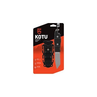 Couteau tactique, étui attache Molle, couleur : sable ou noir