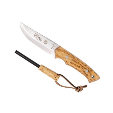 Couteau Muela Viking + pierre à feu