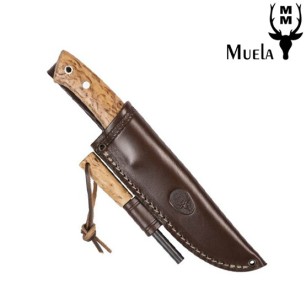 Couteau Muela Viking + pierre à feu