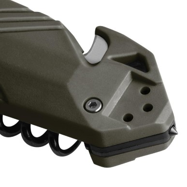 Couteau tatou C.A.C., modèle civil, PA6, cl : Vert armée