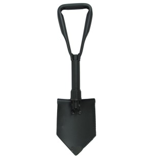 Pelle pliable robuste «type US», couleur noire