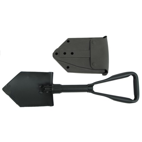 Pelle pliable robuste «type US», couleur noire