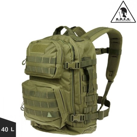 Sac à dos militaire 40 litres Big-duty, Ares, couleur Vert ou Noir