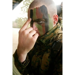 Tubes de camouflage militaire (set de 3 tubes)