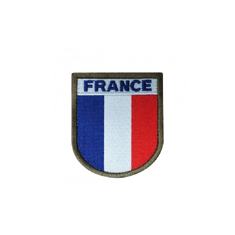 Patch velcro : Ecusson France brodé réglementaire Patch velcro : Ecusson France brodé réglementaire