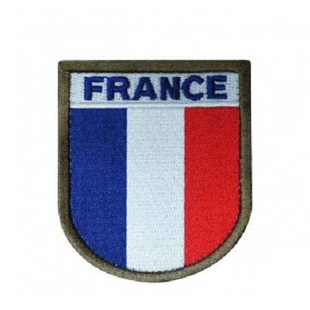 Patch / écusson velcro : Ecusson France brodé réglementaire