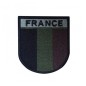 Patch velcro : Écusson France basse visibilité brodé Patch velcro : Écusson France basse visibilité brodé