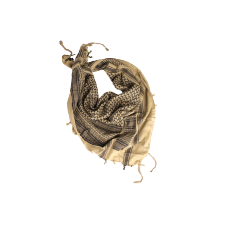 Echarpe militaire "keffieh", couleur : sable/noir