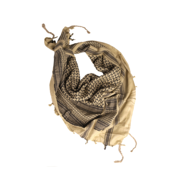 Echarpe militaire "keffieh", couleur : sable/noir
