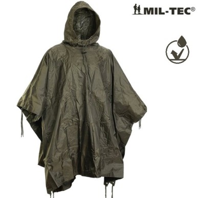 Poncho imperméable, vert armée