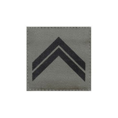 Galon (grade) poitrine basse visibilité, armée FR, scratch / velcro
