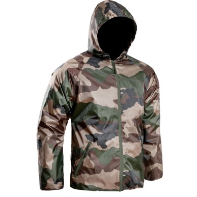 Veste de pluie membranée, camouflage armée Française
