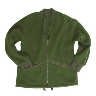 Blouson polaire anglais, vert armée, occas.