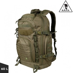 Sac à dos militaire 60 litres Ares, couleur: Kaki