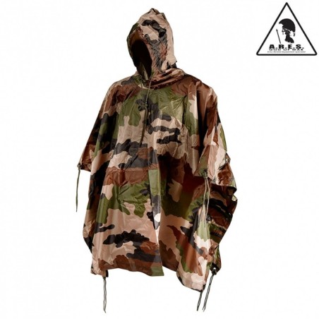 Poncho léger Ares, camouflage armée française