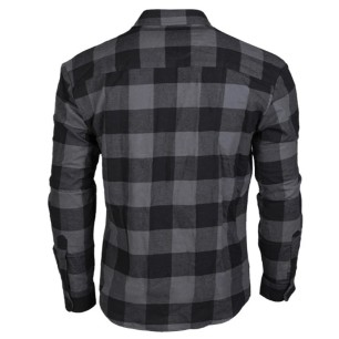 Chemise à carreaux type canadienne, GRIS/NOIR - Miltec
