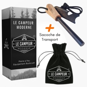 Pierre à feu "Le Campeur Moderne"