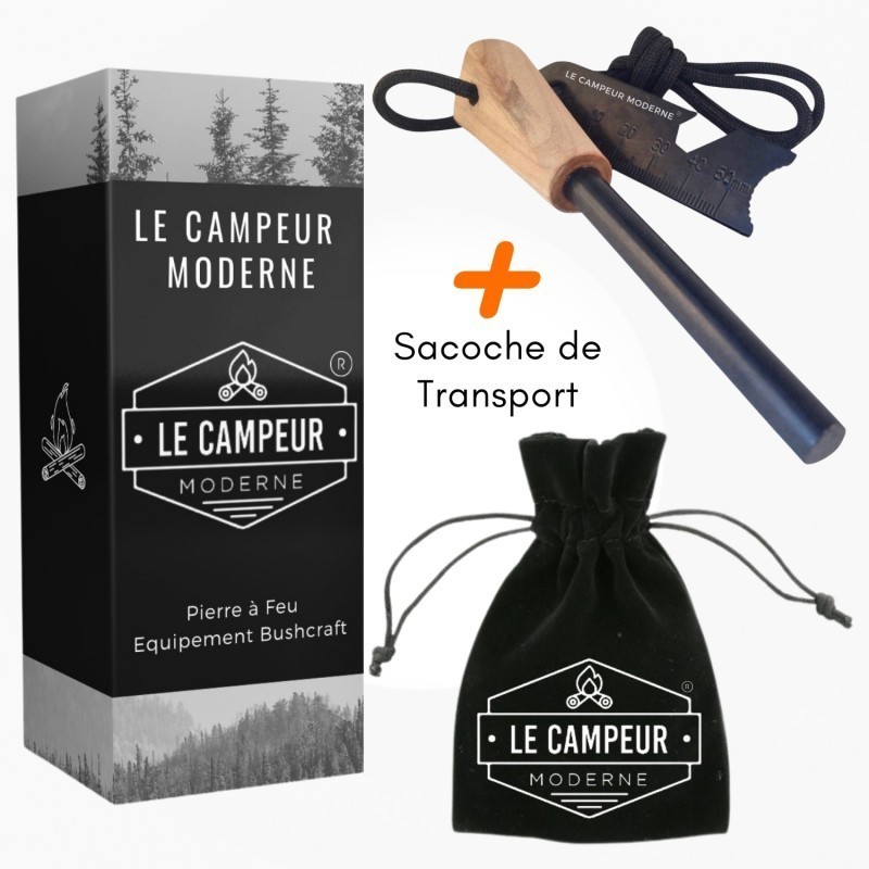 Pierre à feu "Le Campeur Moderne" Pierre à feu "Le Campeur Moderne"