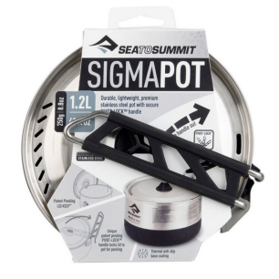 Casserole légère bivouac, Sea To Summit, Inox (1,2 litre)