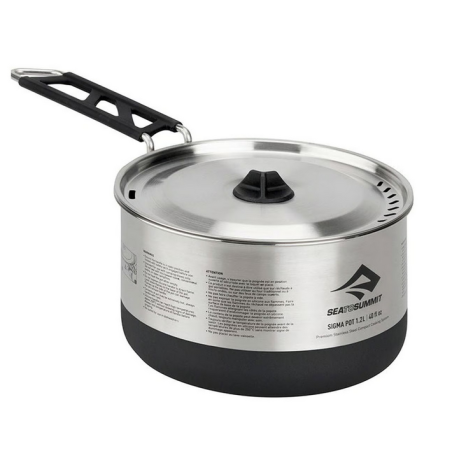Casserole légère bivouac, Sea To Summit, Inox (1,2 litre)