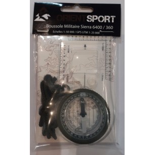 Boussole militaire lumineuse Sierra 6400/360