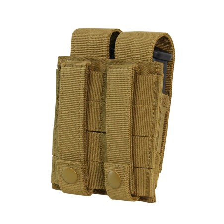 Porte-chargeurs double 9mm (PAMAS, Glock17, ok), cl : coyote
