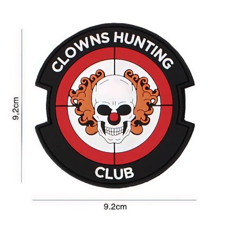 Patch / écusson velcro méchant clown "Clowns Hunting Club"