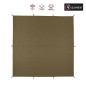 Bâche Terrain Vert Olive, 3 x 3 m Bâche Terrain Vert Olive, 3 x 3 m