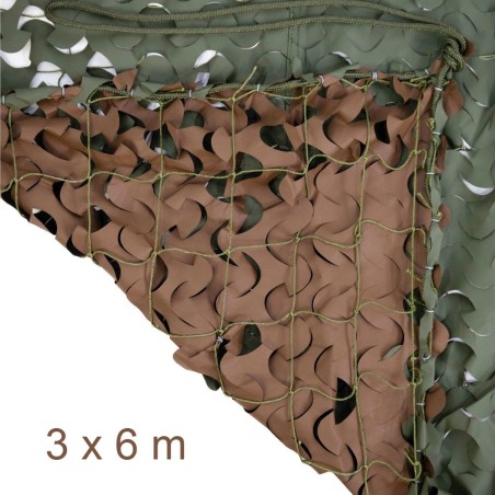 Filet de Camouflage First® S-Circle Cut (Forêt) - 3 x 6 mètres