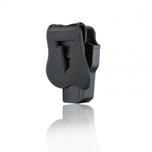 Holster Rigide pour Glock 17, 22, 31 GEN (1, 2, 3, 4, 5) - Noir