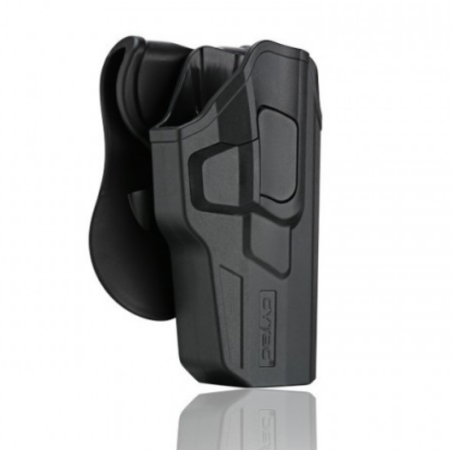 Holster Rigide pour Glock 17, 22, 31 GEN (1, 2, 3, 4, 5) - Noir