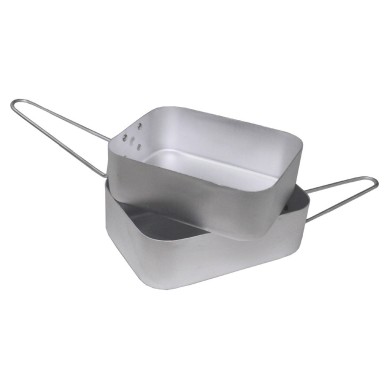 Gamelles militaires compactes en aluminium