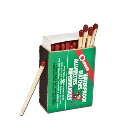 Lot de 10 boîtes de 40 allumettes imperméables