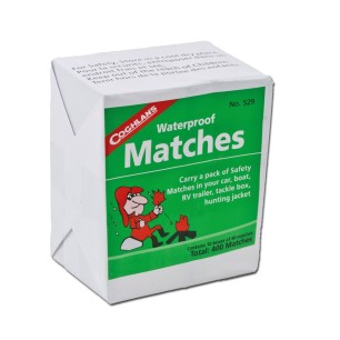 Lot de 10 boîtes de 40 allumettes imperméables