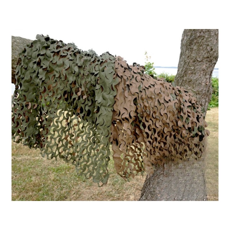 Filet de Camouflage Camosystems vendu au mètre - 1 x 2.20m - Marron/Vert Forêt Filet de Camouflage Camosystems vendu au mètre - 1 x 2.20m - Marron/Vert Forêt