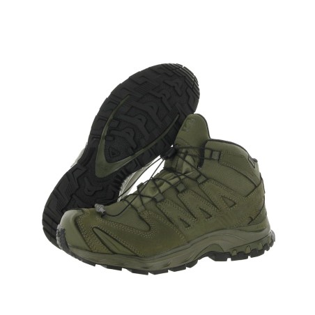 Chaussures Salomon XA Forces Mid GTX - Vert (destock - petites tailles 37-38)