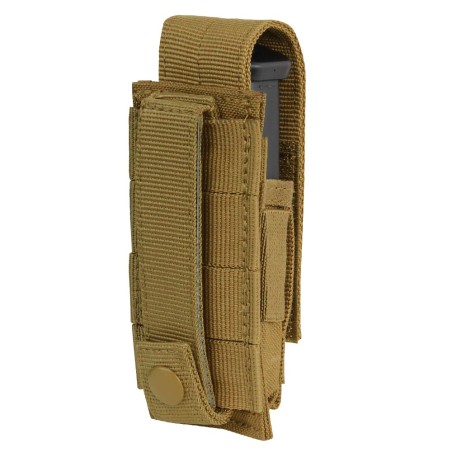 Porte-chargeur simple 9mm, couleur coyote