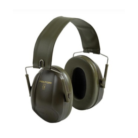 Casque compact Anti-Bruit Peltor - Vert militaire