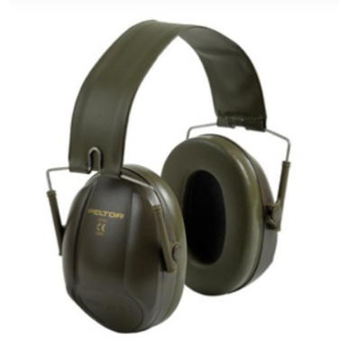 Casque compact Anti-Bruit Peltor - Vert militaire