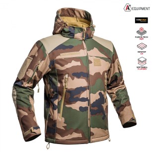 Veste Softshell militaire V2 FIGHTER A10, camo armée française