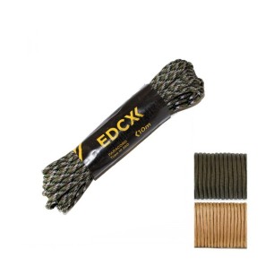 Paracord EDCX Type III 550, 10M, Camouflage Foret Centre Europe