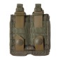 Porte-chargeurs double PA 9mm, 5.11, Multicam Porte-chargeurs double PA 9mm, 5.11, Multicam