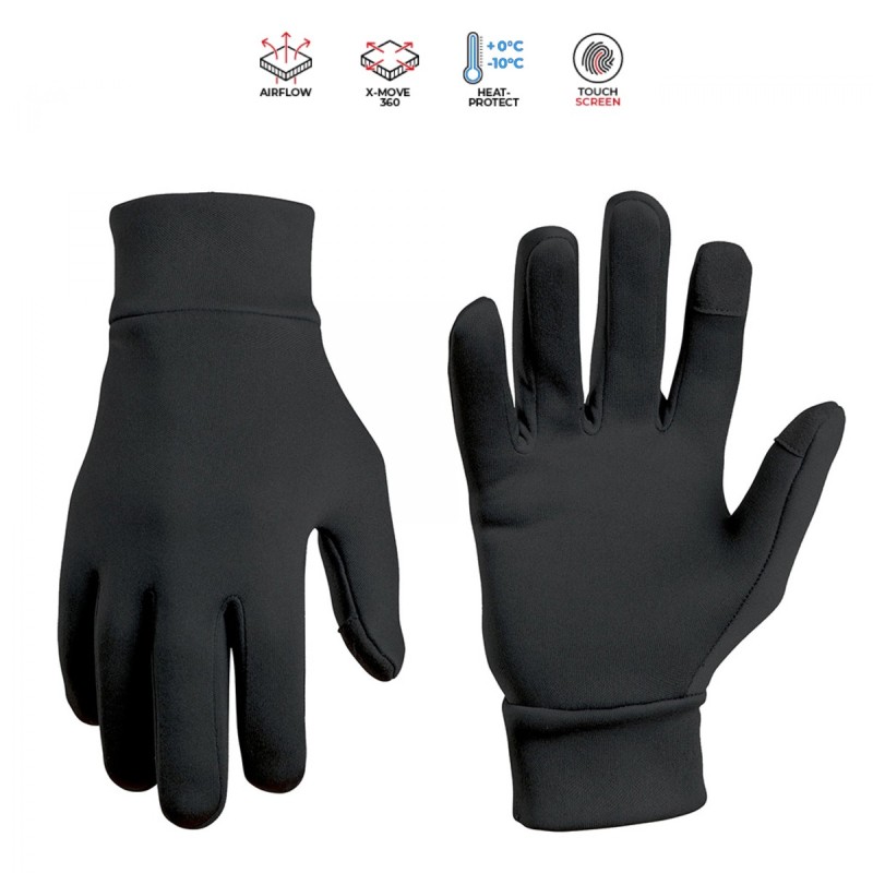 Gants hiver (0° / -10°) A10, couleur noire Gants hiver (0° / -10°) A10, couleur noire