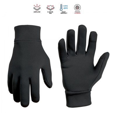 Gants hiver (froid : 0° / -10°) A10, couleur noire