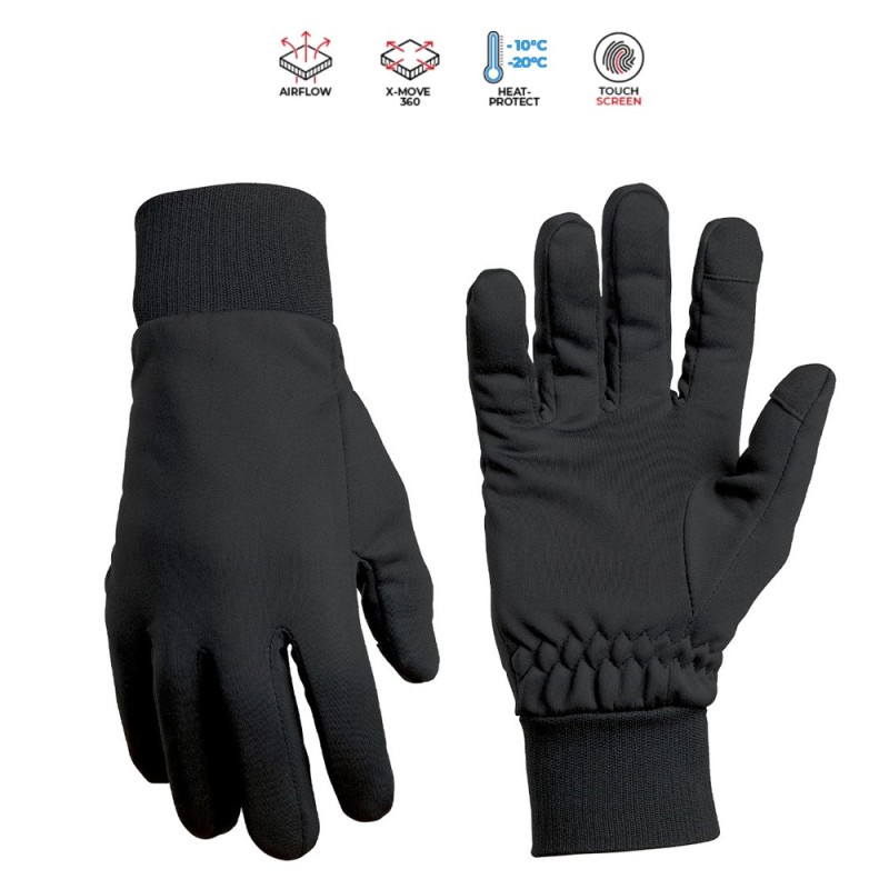Gants froid extrême (-10° / -20°) A10, couleur noire