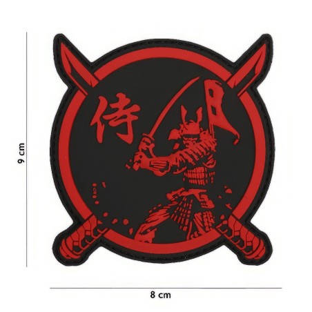 Patch / écusson Velcro, Guerrier Japonais Samouraï